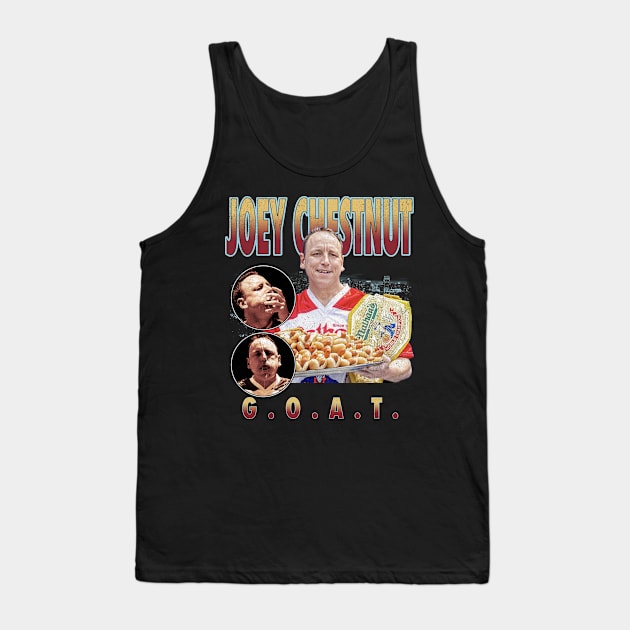 Joey Chestnut G.O.A.T. Tank Top by upursleeve